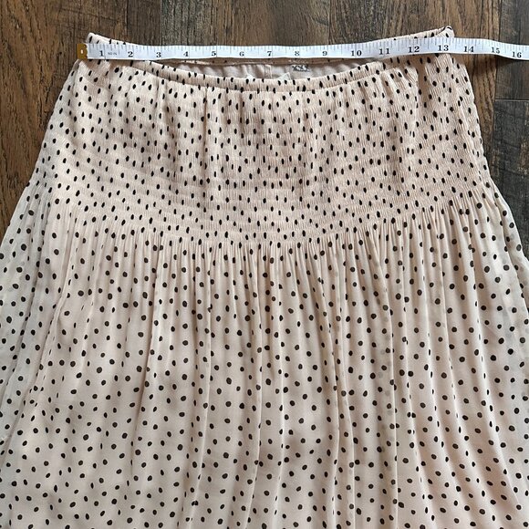 NWT Max Studio Flowy Pleated Mini Skater Skirt Balletcore Traditional Classic - Picture 6 of 9